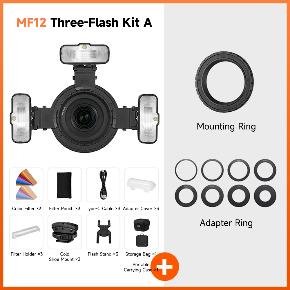 Kit standard à trois flashs MF12