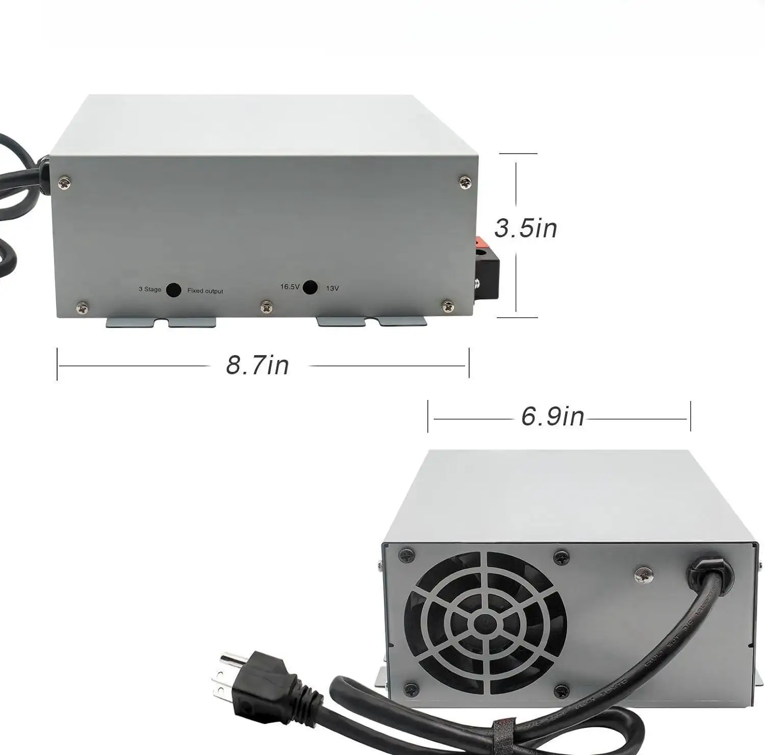 45Amp 110VAC a 12VDC RV Convertidor de potencia Incorporado 4 etapas Modos de carga para RV