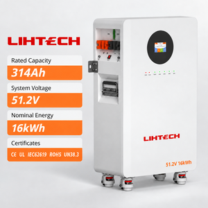 Paquete de Baterías de 51.2V 314Ah 16kWh, Sistema de Almacenamiento de Energía Solar Apilable para Viviendas Residenciales, Almacén en la UE - Product Image 6