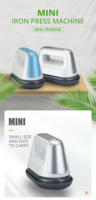 Presse à Chaud Portable Mini Format Vente en Gros Direct Usine – Fer à Sublimation Portatif pour Impression DIY sur T-shirts et Transfert Thermique