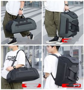 Custom Print Logo Waterproof Oxford Luggage Travel Bag <b>Large</b> Capacity Outdoor Travel <b>Backpack</b> Portable Sport Duffle Bag for Men - Product Image 5