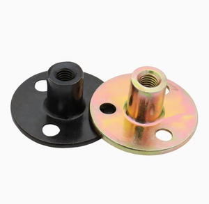 Écrous à bride LeGood M6 en acier zingué coloré, 3 trous - Product Image 3