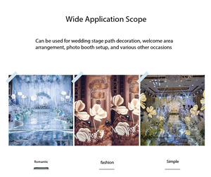 Decorazioni per Matrimonio, Pendente Luminoso a Forma di Ala di Libellula, Decorazione per Soffitto, Lampadario per Palco Nuziale, Segnapasso in Ferro Battuto per Passaggio a T - Product Image 4