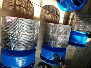 Su için paslanmaz çelik filtre ile sünek demir taban vanası boyutu DN400 - Product Image 5