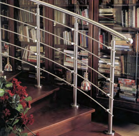 JBM Barre de support facile à installer, tube transversal, garde-corps, poteau, main courante, colonne, balustre pour escaliers, terrasse, balcon, accessoires de conception de garde-corps