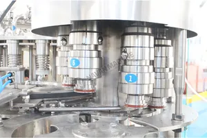 ماكينة التعبئة الأوتوماتيكية بالكامل 3 في 1 للمشروبات والعصائر والبرتقال وعصير التفاح مخصصة من المصنع