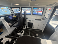 Yacht de plaisance familial de 11,6 m x 4 m à vendre, catamaran en aluminium, bateau de pêche