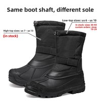 Bottes de chasse mi-mollet unisexe, antidérapantes, imperméables, chaudes, pour le ski et les activités de plein air, modèle transfrontalier, nouvelle collection