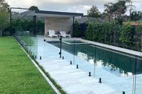 Pince à verre latérale professionnelle pour support de balustrade de balcon, en acier inoxydable 316 finition satinée, pièces de quincaillerie pour garde-corps