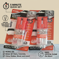 Colle Super Puissante Personnalisable en Double Flacon pour Métal et Bois – Écologique, Forte Adhérence, Séchage Rapide