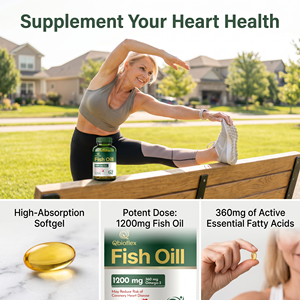Qbioflex Triple <span class=keywords><strong>Huile</strong></span> de Poisson Oméga <span class=keywords><strong>3</strong></span> Haute Puissance en Gélules – Grand Flacon – Acides Gras EPA DHA Équilibrés – Nutriments Cognitifs Quotidiens - Product Image 4