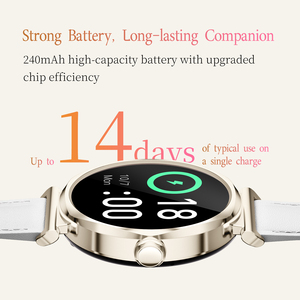 Montre connectée pour <span class=keywords><strong>femme</strong></span> Runmefit GRACE, étanche IP68, écran TFT, suivi de la forme physique, suivi du sommeil, fréquence cardiaque, oxygène sanguin - Product Image 5