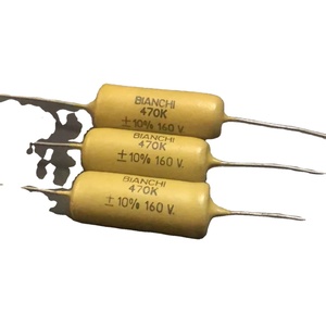 Condensador de Audio Infinito de Lámina de Estaño Antiguo Mullard/BIANCHI 470K 0.47UF 160V, Marca Británica Original, Nuevo - Product Image 1
