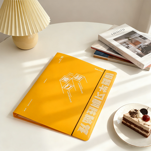 Tùy Chỉnh Thiết Kế In Ấn Sóng Xoắn Ốc Bìa Clip Chất Kết Dính Clip A4 Máy Tính Xách Tay Scrapbooking Thư Mục Và Tập Tin Tổ Chức - Product Image 4