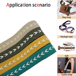 Cinta de Jacquard de Poliéster con Patrón de Flecha de Alta Calidad, Resistente al Desgarro, Suave, <span class=keywords><strong>para</strong></span> Correas de Bolsos, Correas <span class=keywords><strong>para</strong></span> Mascotas, Decoración de Prendas - Product Image 6