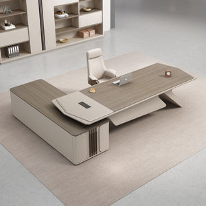 Mesa de Oficina Ejecutiva para el hogar de lujo de alta calidad, muebles de panel de madera modernos, escritorio de ordenador de oficina - Product Image 4