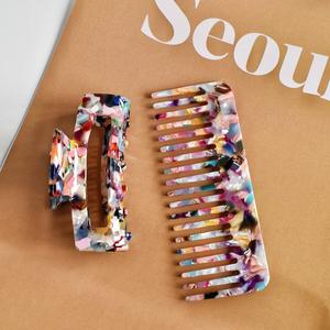 Kinling بيع بالجملة حار بيع أزياء بسيطة <span class=keywords><strong>2</strong></span> قطعة مجموعة حمض الخليك و مشط - Product Image 1