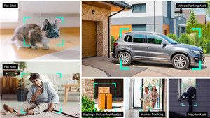 <span class=keywords><strong>Camera</strong></span> Ip Giám Sát Không Dây Wifi, Hệ Thống CCTV An Ninh Gia Đình Có Thời Lượng Pin Sạc Dài 9600Mah - Product Image 3