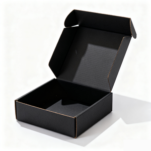 Bán buôn có thể tái chế các tông sóng hộp thư mục thiết kế tùy chỉnh hình dạng Logo jiuhan thương hiệu cho giày quần áo bao bì - Product Image 1