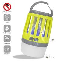 Kit complet de camping en plein air - Tente - Tapis de pique-nique - Table pliante - Lampe anti-moustiques - Guirlandes lumineuses décoratives