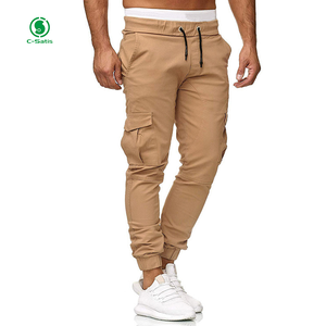 Fabricant OEM sur mesure Plusieurs poches cordon de serrage Streetwear Slim Fit Hommes Long <span class=keywords><strong>Parachute</strong></span> Cargo <span class=keywords><strong>Pantalon</strong></span> pour hommes - Product Image 3