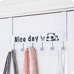 Mingzhe <b>Over</b> <b>Door</b> Hook 6 Hooks Carbon Steel Hanger For Clothes And <b>Storage</b> - Product Image 2