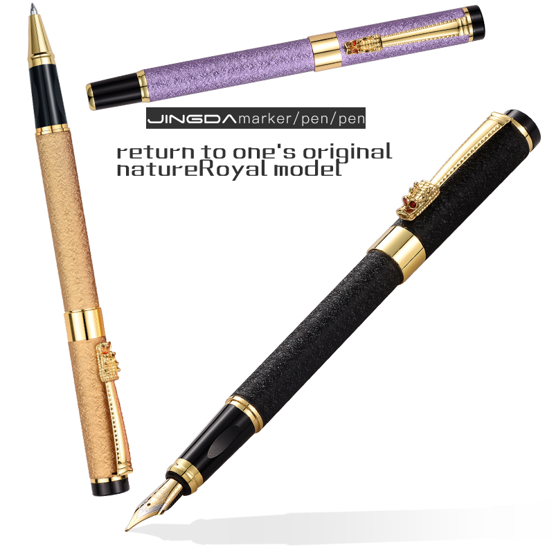 Hot Sale Business Gift Metal Pen Dragon Clip Promotion Luxury Fountain Pen With Customized Logo