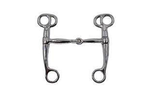 Halter Kuda Logam Lepas Pasang Berkualitas Tinggi Grosir dengan Lebar Dalam yang Dapat Disesuaikan, Perlengkapan Kuda, Bit Cheval, Bit Snaffle Barat dengan Gesper - Product Image 2