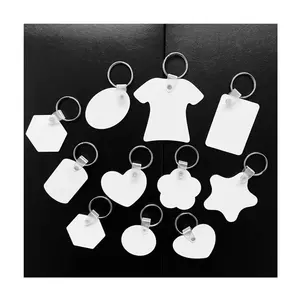 RTS Key chains with Key Rings Photo Keychain Double-sided Dye Sublimation Metal Keychains