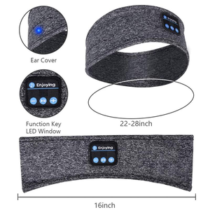 Headphone <span class=keywords><strong>Bluetooth</strong></span> Nirkabel untuk Tidur - Earphone Kain Lembut dan Nyaman untuk Tidur Menyamping & Perjalanan - Product Image 3