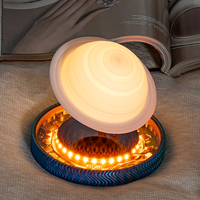 Lampe Saturne à lévitation magnétique HCNT, impression 3D, cadeau personnalisé, veilleuse, lampe de bureau LED, nouveau design