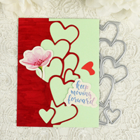 AAGU metallo taglio Die Scrapbook in rilievo Album carta d'invito decorazione cuore per il giorno di san valentino Scrapbook Craft taglio Die