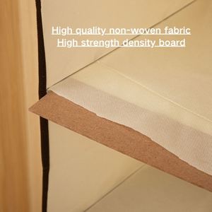 Sac de rangement pliable pour armoire à portes, grande capacité 5/4 compartiments, en tissu non tissé et panneaux de haute densité, haute qualité - Product Image 5