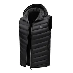 Gingtto – vestes d'extérieur rembourrées imperméables pour hommes, gilet isolé chauffant Rechargeable, Portable, chargeur Usb, grande taille, hiver