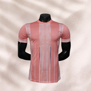 Maillot de football pour homme 2026 Rose Tourbillon, personnalisable avec numéro et logo, impression courte, respirant, uniforme de football Marseille, vente en gros - Product Image 1