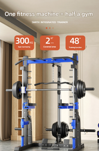 Smith Machine <span class=keywords><strong>Appareil</strong></span> d'entraînement domestique complet multifonctionnel Équipement de <span class=keywords><strong>fitness</strong></span> Ménage Squat profond et support de poussée - Product Image 5