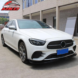 Lèvre de pare-chocs avant pour Benz W213 2021-2023 Classe E Style B Spoiler PP Noir Brillant Haute Qualité Pièces Auto Kit Carrosserie - Product Image 2