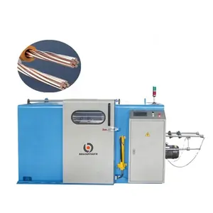 Máquina de enrolamento de cabo de comunicação direta da fábrica, máquina automática de enrolamento duplo torção para equipamentos de fabricação de cabos