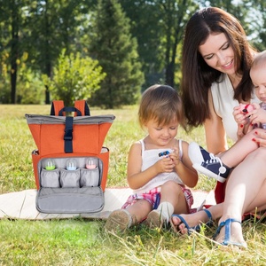 Extérieur décontracté 300D flocon de neige couche <span class=keywords><strong>sac</strong></span> à <span class=keywords><strong>dos</strong></span> lumineux coloré grande capacité facile à transporter plusieurs poches organisées haut plié - Product Image 1