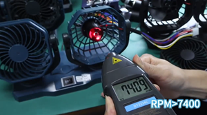 Ventilateur de voiture électrique portable à double embout 12V/24V/5V USB pour voitures, camions et fourgonnettes, système de refroidissement spécifique à l'été, faible bruit 30-34 dB, puissance 10W - Product Image 4