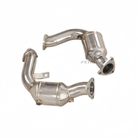 Venta al por mayor de fábrica de tubo de escape de acero inoxidable de alta calidad para Audi S5 B7 4.2L 2007-2012, tubo delantero para mejora de potencia