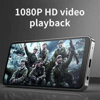 Reproductor de Música Mp3 Mp4 Mp5 Wifi de Alta Calidad con Pantalla de 4.8 Pulgadas, Reproductor de Música Digital Portátil con Altavoz, Walkman con Pantalla Táctil
