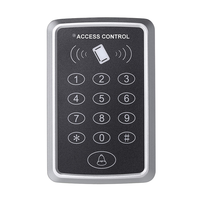 125KHz RFID Access Control Keypad EM Card Reader Door Access Control System Door Lock Opener Keyboard System