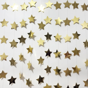 <b>Mirror</b> pentagonal Star Hanging Decoration For Wedding,Party, Holiday, Christmas And Halloween - Product Image 5