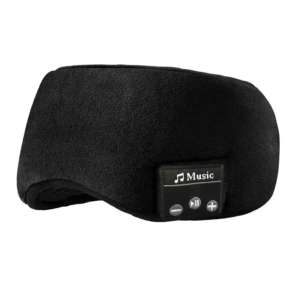 Wholesale Soft Fabric Sleep Headset Wireless Music Sleeping Microphone Bluetooth Speakers Eye Mask