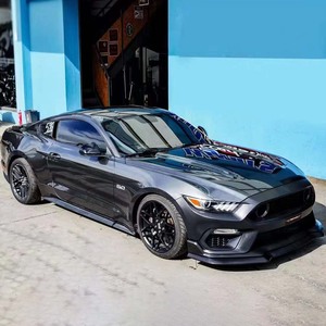 Grille de pare-chocs avant style <span class=keywords><strong>Mach</strong></span> 1 avec éclairages d'accentuation pour kits carrosserie <span class=keywords><strong>Ford</strong></span> <span class=keywords><strong>Mustang</strong></span> S550 non peints 2015-2017 - Product Image 2