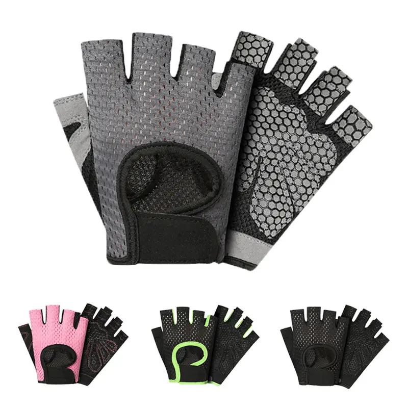 Men Women Yoga Training Body Building Light Athletic Workout Gym Half Finger Weight Lifting Fitness Gloves