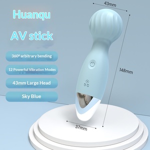 Masseur vibrant AV de haute qualité pour femme, bâton de massage vibrant pour stimulation du point G et orgasme féminin - Product Image 4