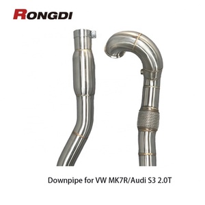 ท่อลงไอเสียสำหรับ Audi S3 VW GOLF MK7R/7.5R 2.0T ปี 2015-2019 ผลิตจากสแตนเลส 304 คุณภาพสูง - Product Image 2