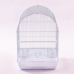 Jaula de metal para loros, periquitos, cacatúas, oríoles, jaula de cría horizontal de alambre para agapornis y gorriones, tipo villa para el hogar. - Product Image 1